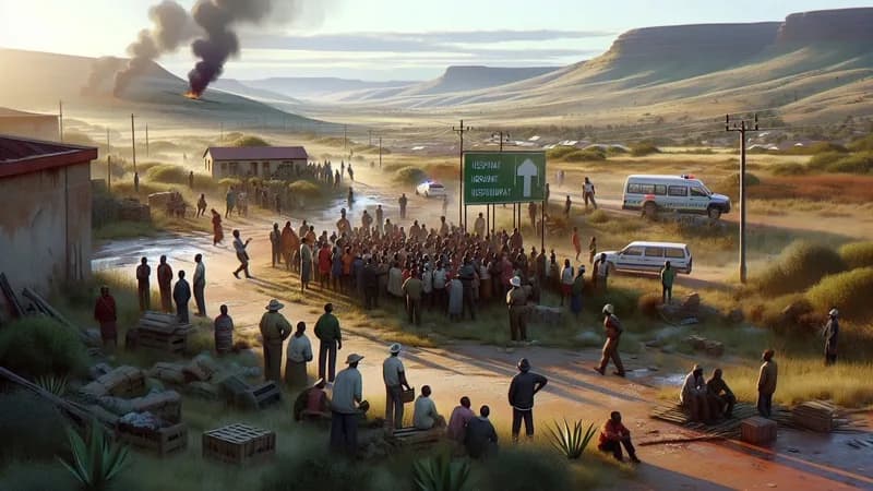 Escaped Suspect Caught, Assaulted by Mob