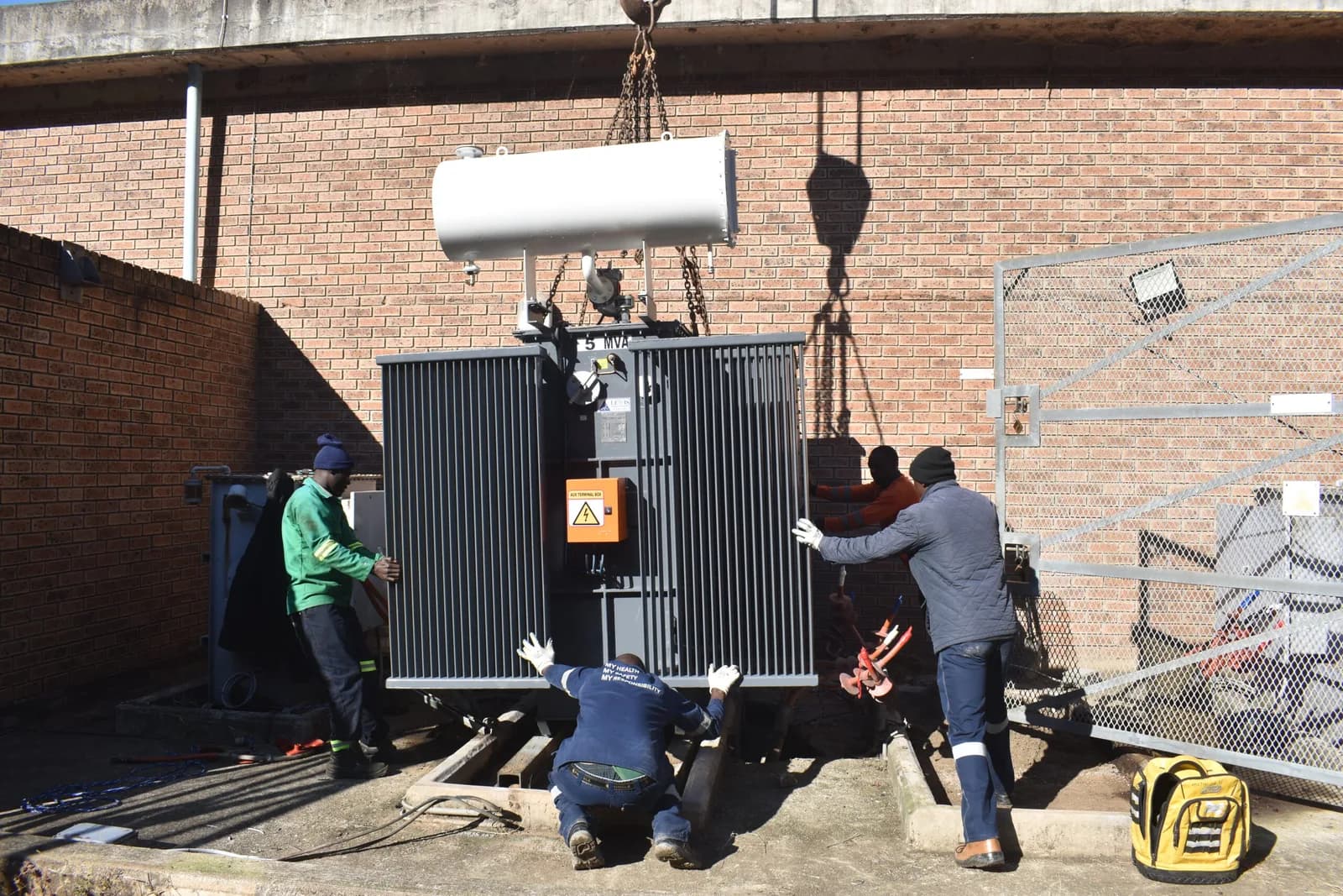 Transformer being installed, water woes to end soon