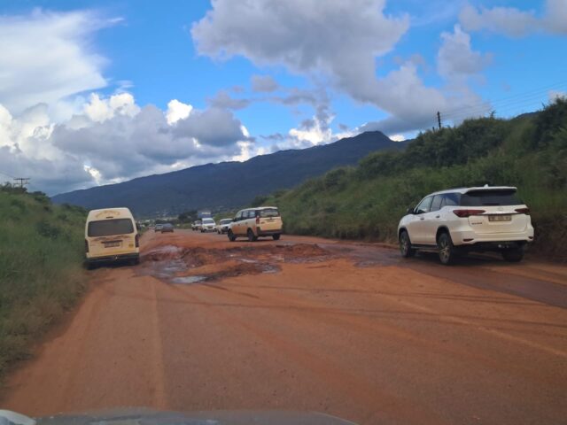 Caution Urged on Damaged R523 Road