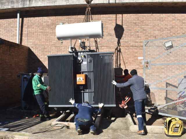 Transformer being installed, water woes to end soon